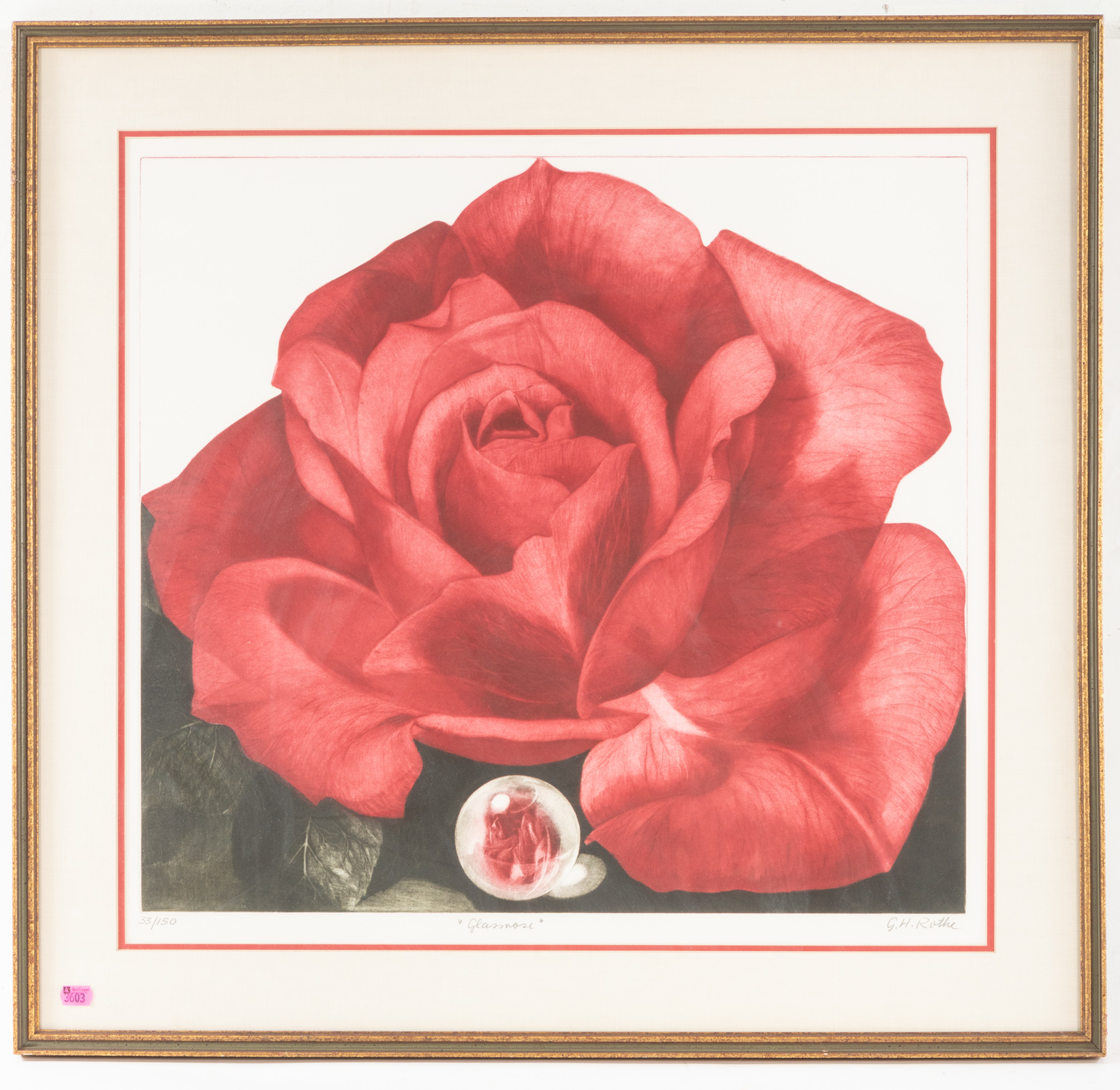 GATJA HELGART ROTHE. "GLASSROSE,"