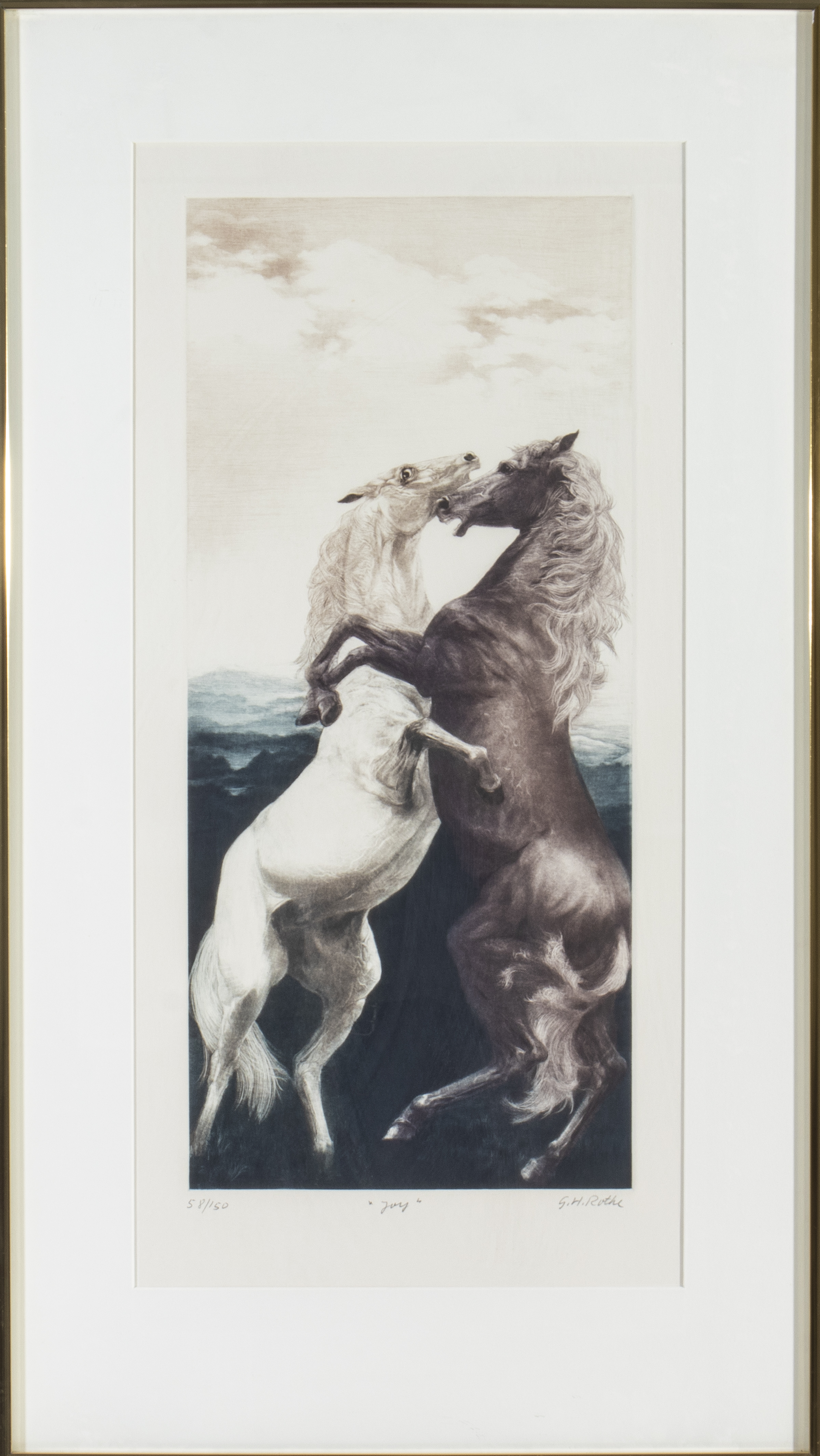 GATJA HELGART ROTHE "JOY" ETCHING &