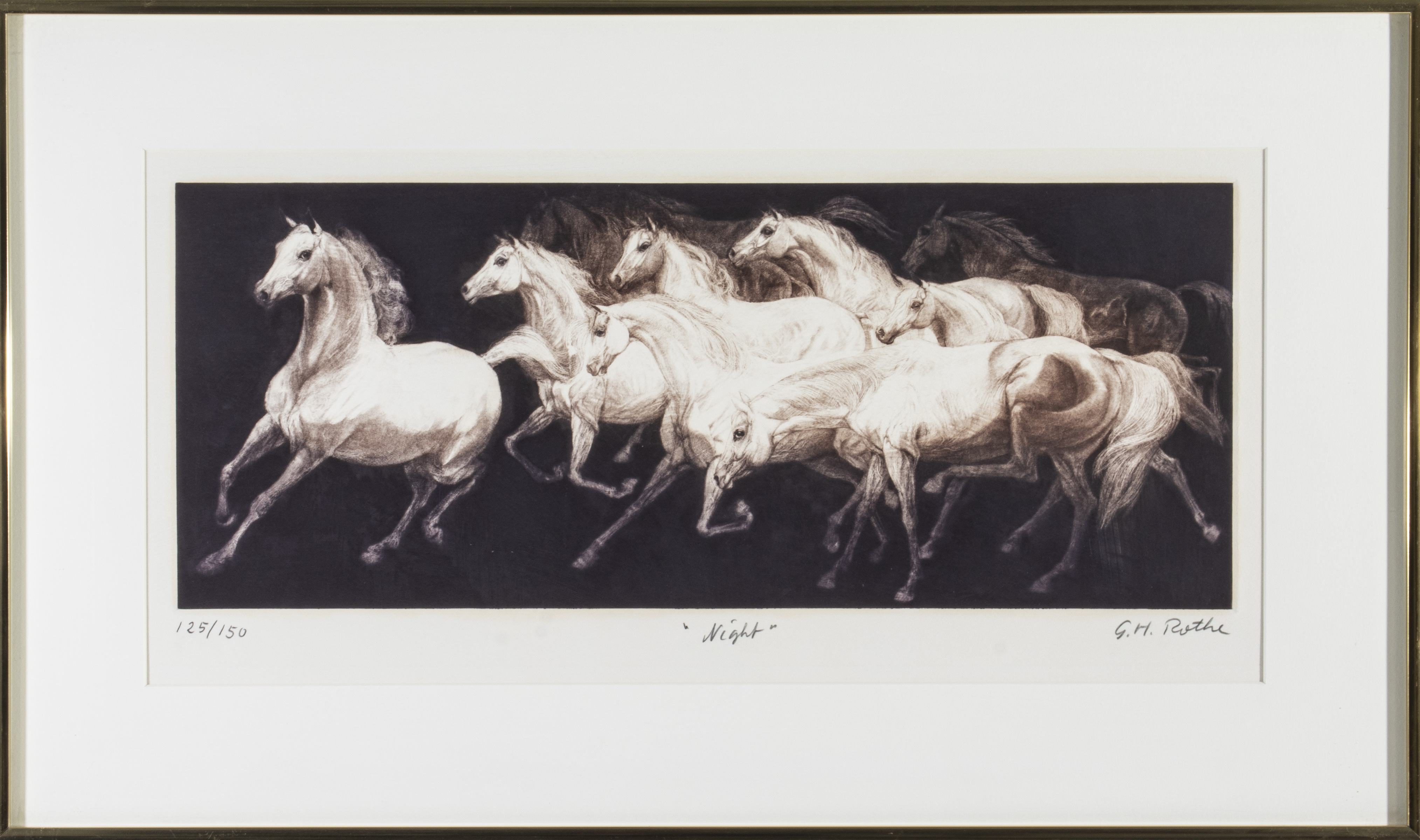 GATJA HELGART ROTHE "NIGHT" ETCHING