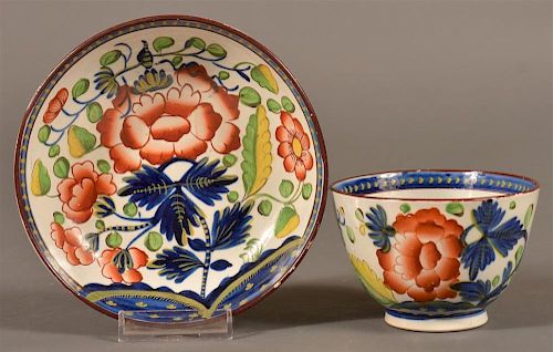 GAUDY DUTCH CARNATION PATTERN CUP
