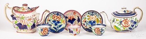 GAUDY DUTCH CARNATION TEAPOT,
