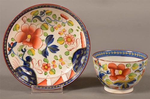 GAUDY DUTCH CHINA SINGLE ROSE CUP