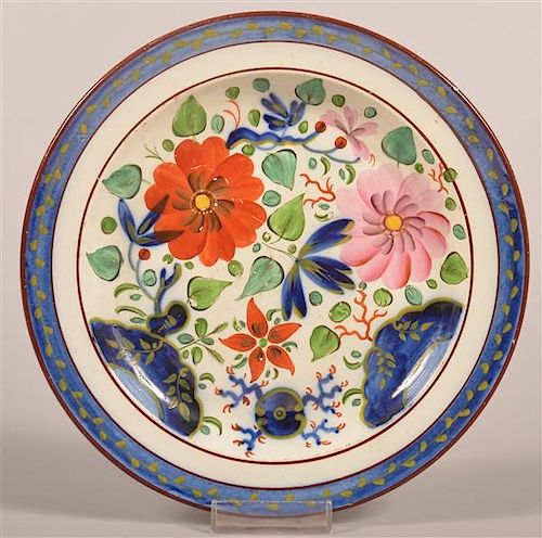 GAUDY DUTCH CHINA ZINNIA PATTERN