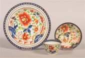 GAUDY DUTCH SINGLE ROSE PLATE,