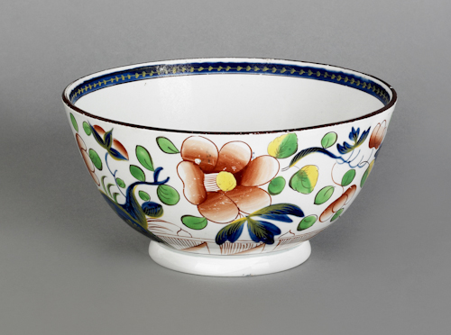 Gaudy Dutch single rose waste
