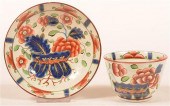 GAUDY DUTCH WAR BONNET CUP AND