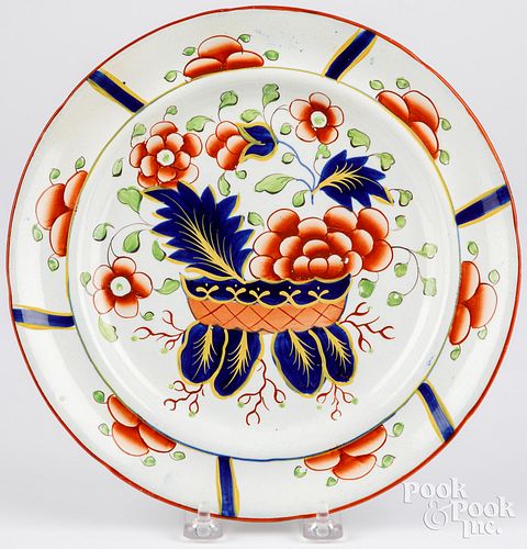 GAUDY DUTCH WAR BONNET PLATE,