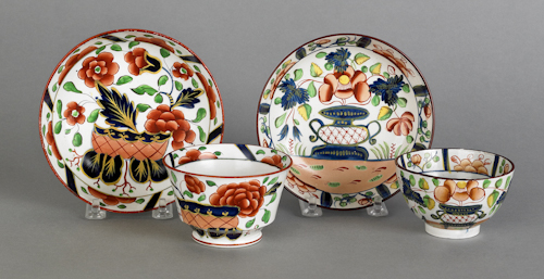 Gaudy Dutch warbonnet cup and