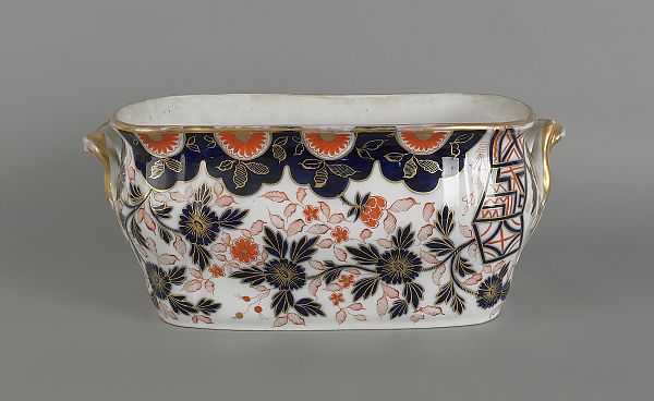 Gaudy ironstone foot bath 19th c.