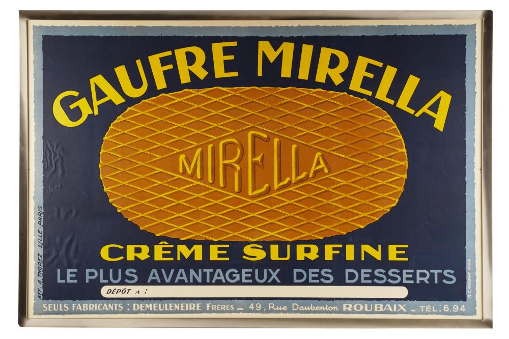 GAUFRE MIRELLA POSTERcirca 1920s,