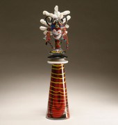 Gavin Heath studio glass figur