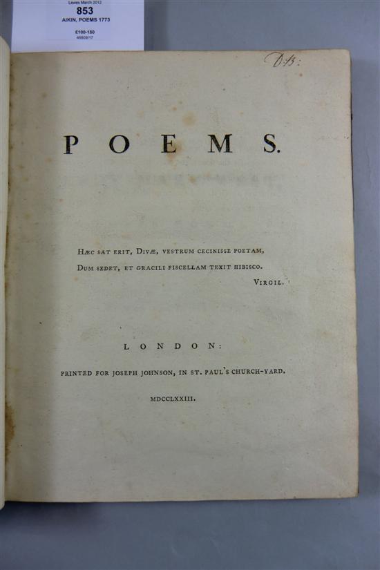 GAY (J) FABLES first edition [14]