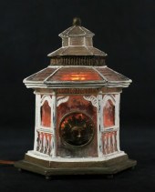 GAZEBO TABLE LAMPPainted wood,