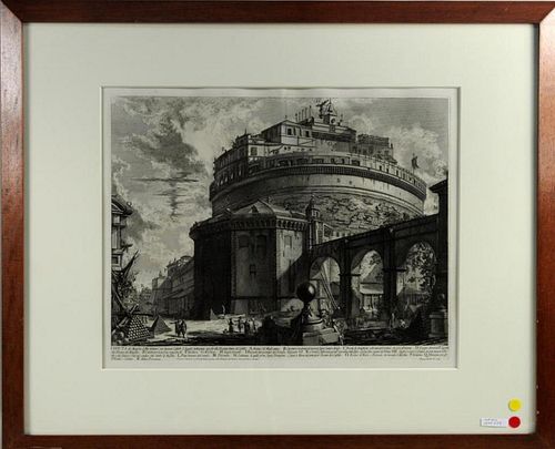 G.B. PIRANESI "VEDUTA CASTELLO S.