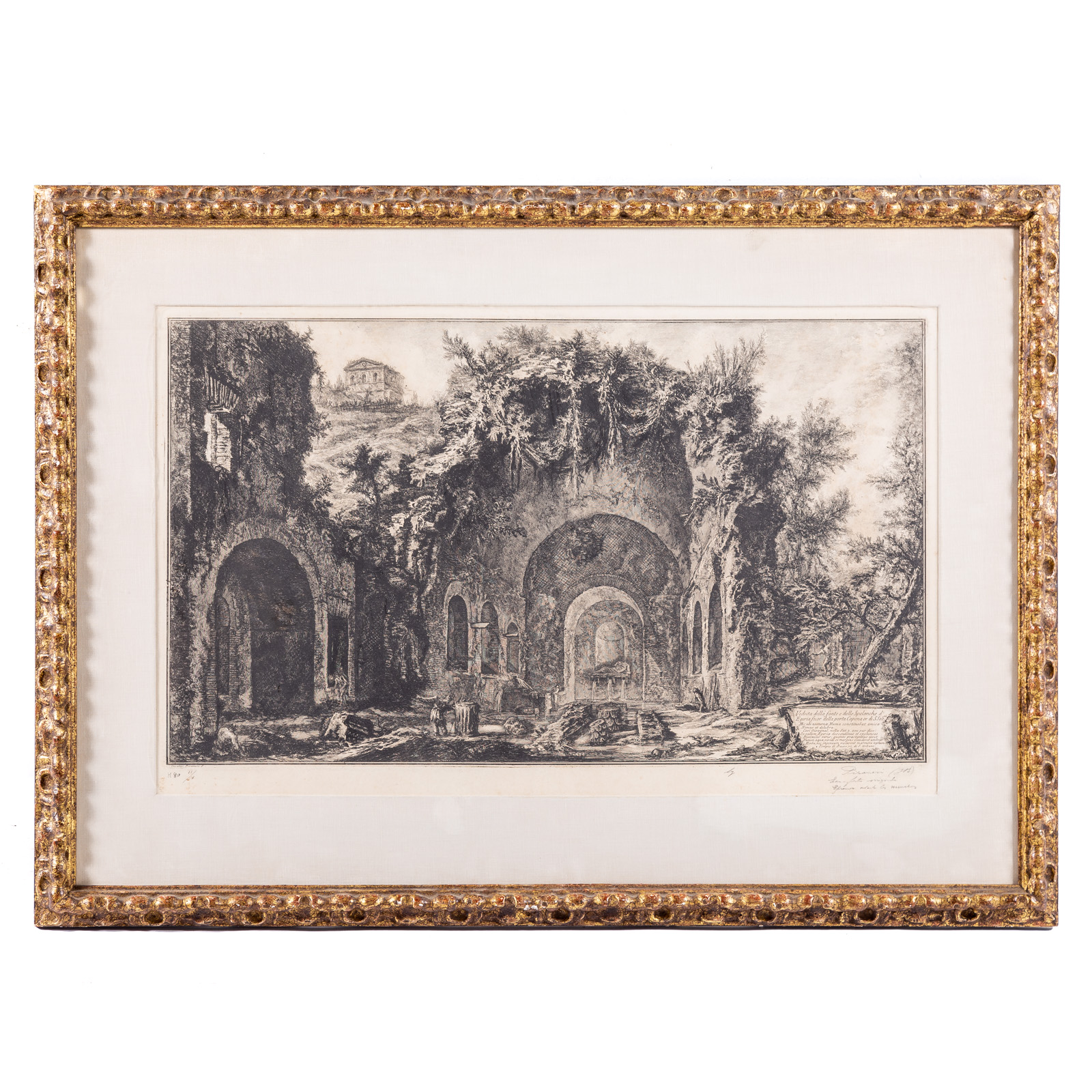 G.B. PIRANESI. "VEDUTA DELLA