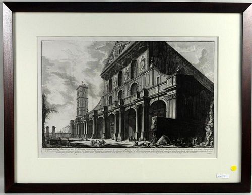 G.B. PIRANESI "VEDUTO DELLA