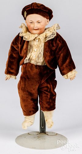 GEBRUDER HEUBACH BISQUE HEAD BOY