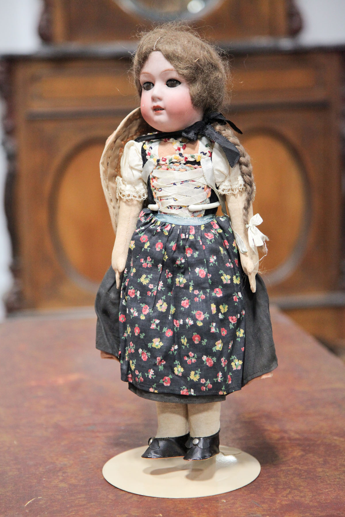 GEBRUDER HEUBACH BISQUE HEAD DOLL.
