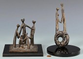 GEDALIA BEN ZVI, 2 SMALL SCULP