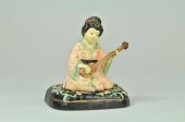 GEISHA ON FLORAL CUSHION DOORS