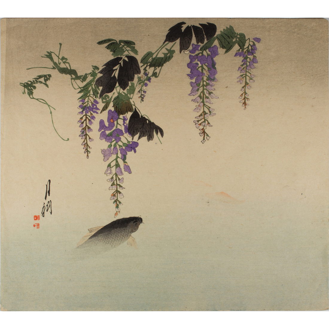 GEKKO OGATA - WISTERIA AND CARP