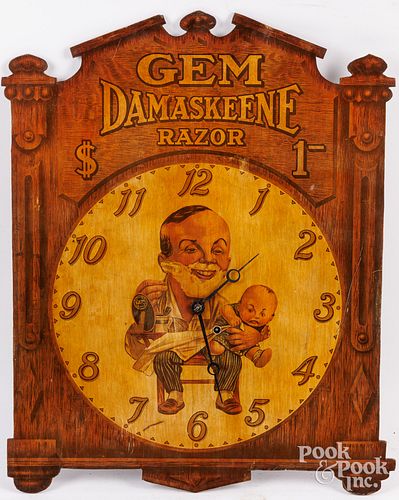 GEM DAMASKEENE RAZOR ADVERTISING