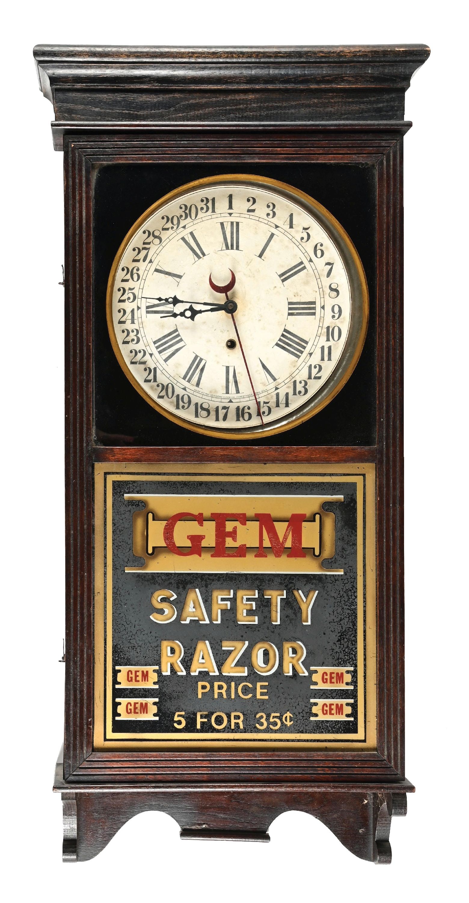 GEM SAFETY RAZOR PENDULUM WALL