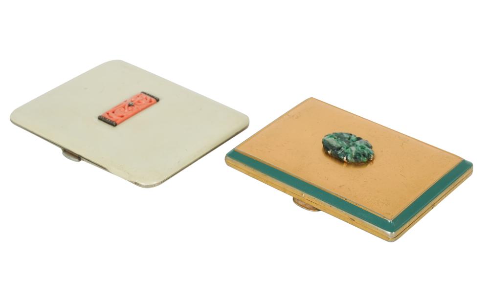 GEM-SET ENAMELED CARD CASE AND