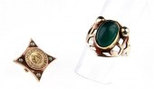Gem-set gold ring and Tome Sch