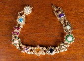 GEMSTONE AND FOURTEEN KARAT GO