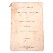 GEN. ANDREW JACKSON'S 1851 FAR