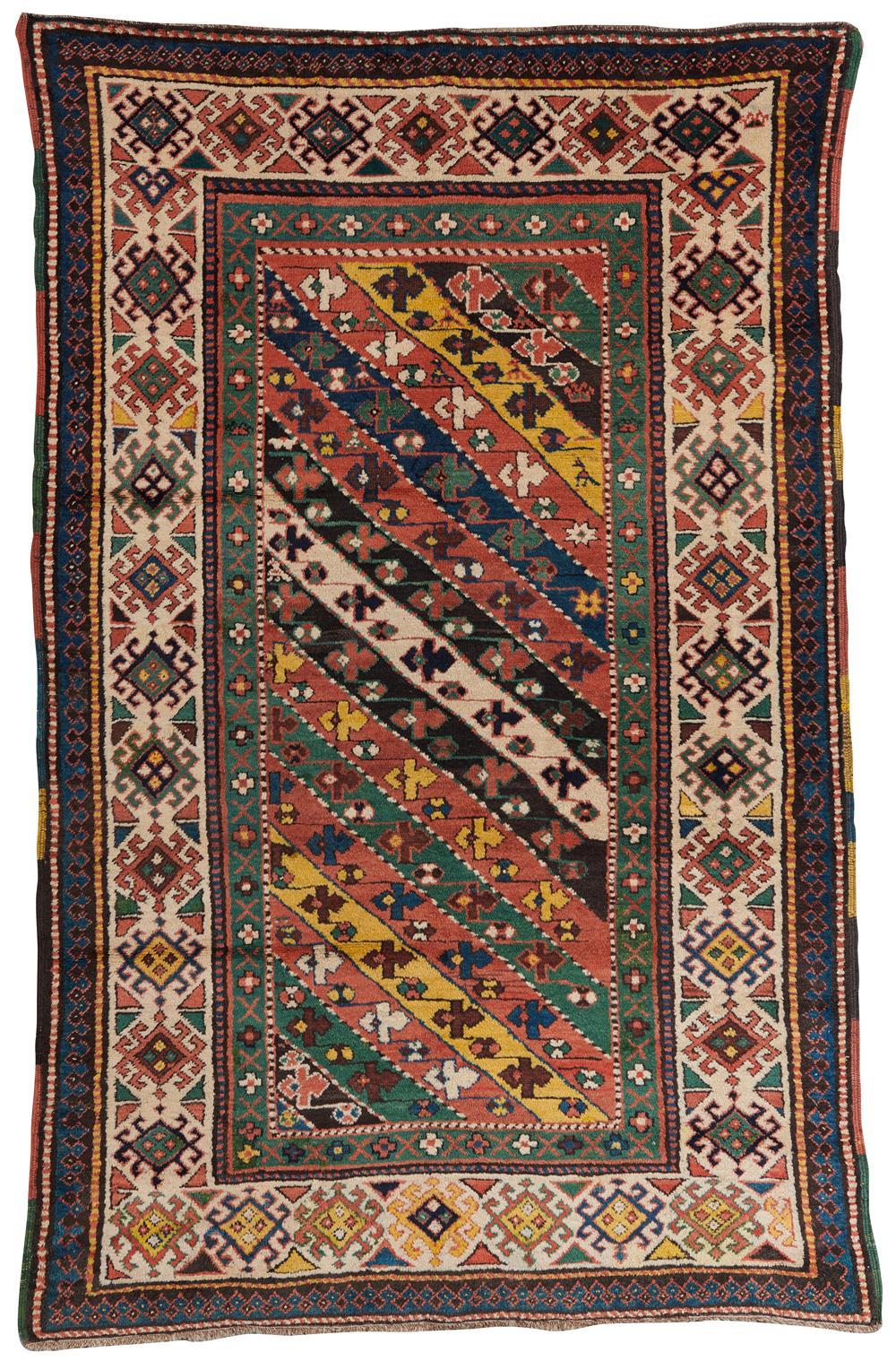 GENDGE RUG, CAUCASUS, CA. 1900; 6