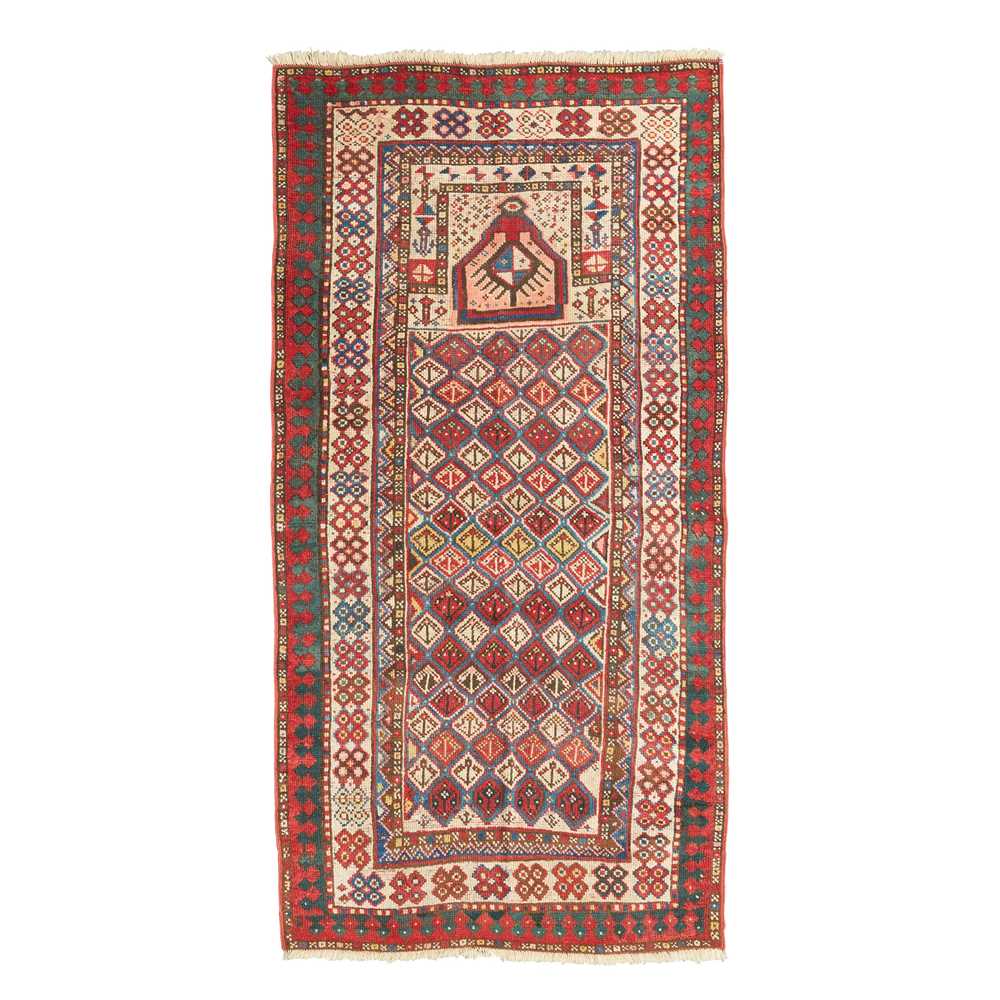 GENDJE PRAYER RUG SOUTH CAUCASUS,
