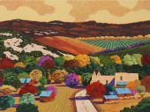 GENE BROWN (20TH C.) ACRYLIC P