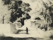 GENE KLOSS (1903-1996) ETCHING