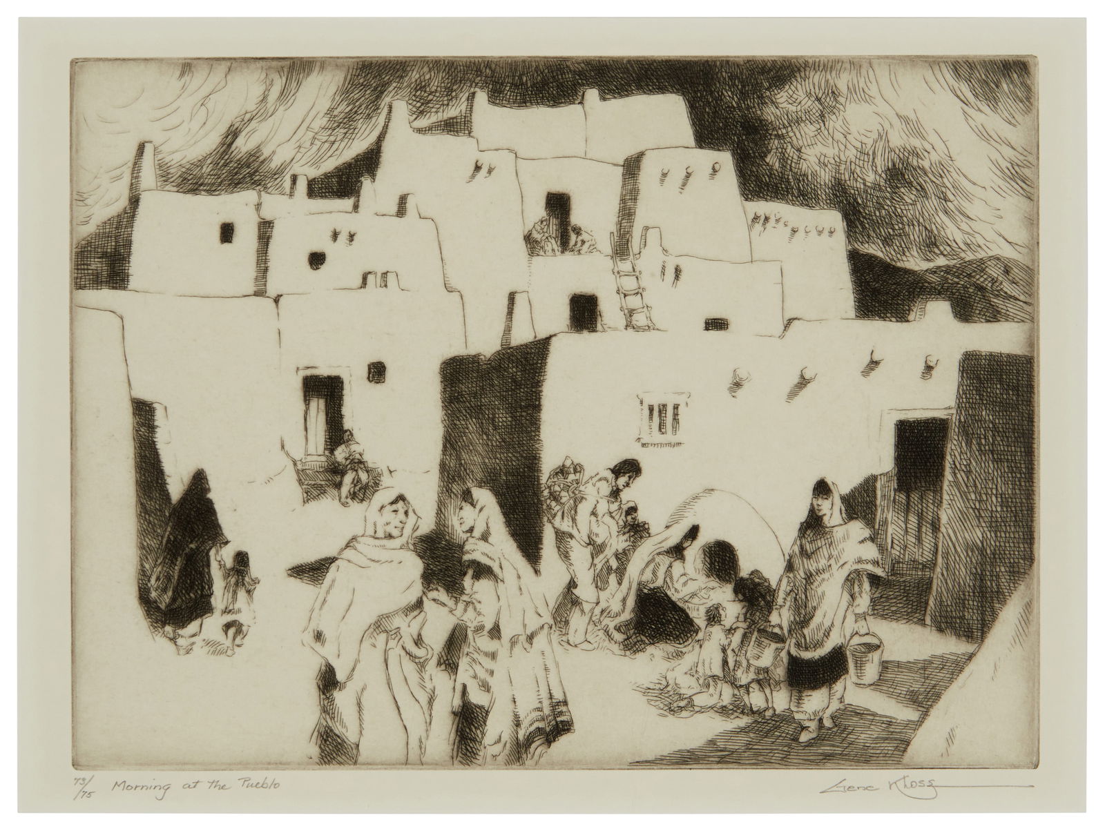 GENE KLOSS (1903-1996), "MORNING AT