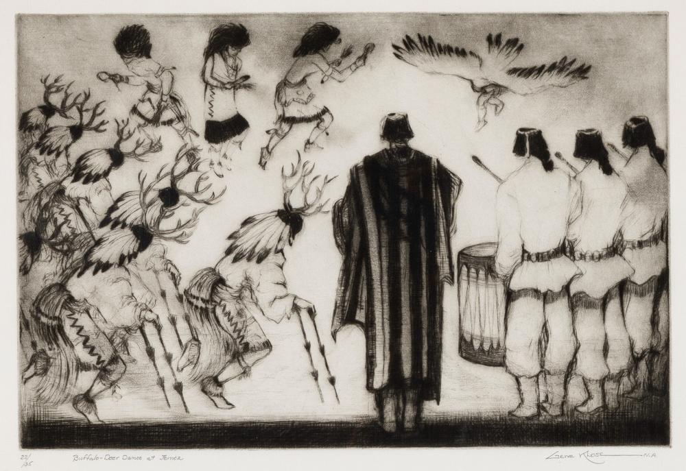 GENE KLOSS, BUFFALO - DEER DANCE AT