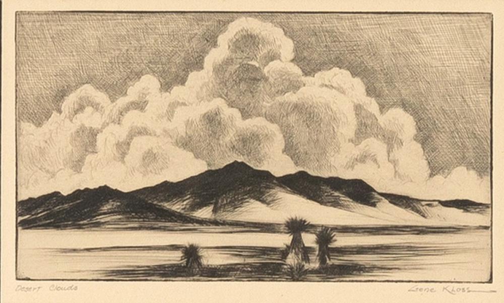 GENE KLOSS, DESERT CLOUDS, 1932Gene
