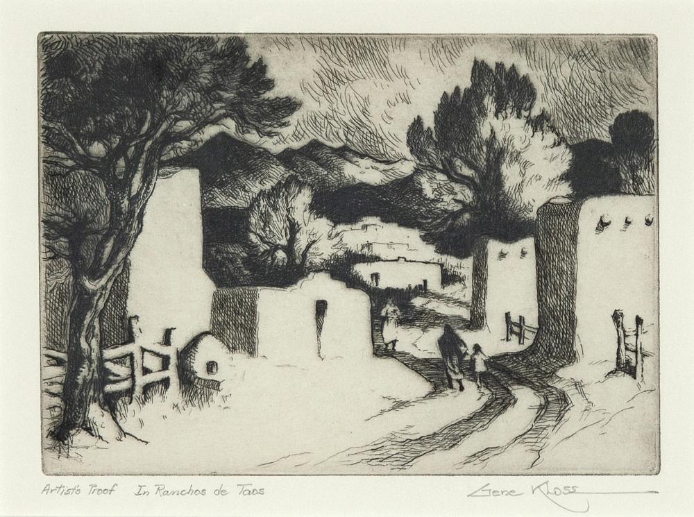 GENE KLOSS, IN RANCHOS DE TAOS,