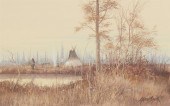 GENE SPECK (B. 1937), "LATE AU