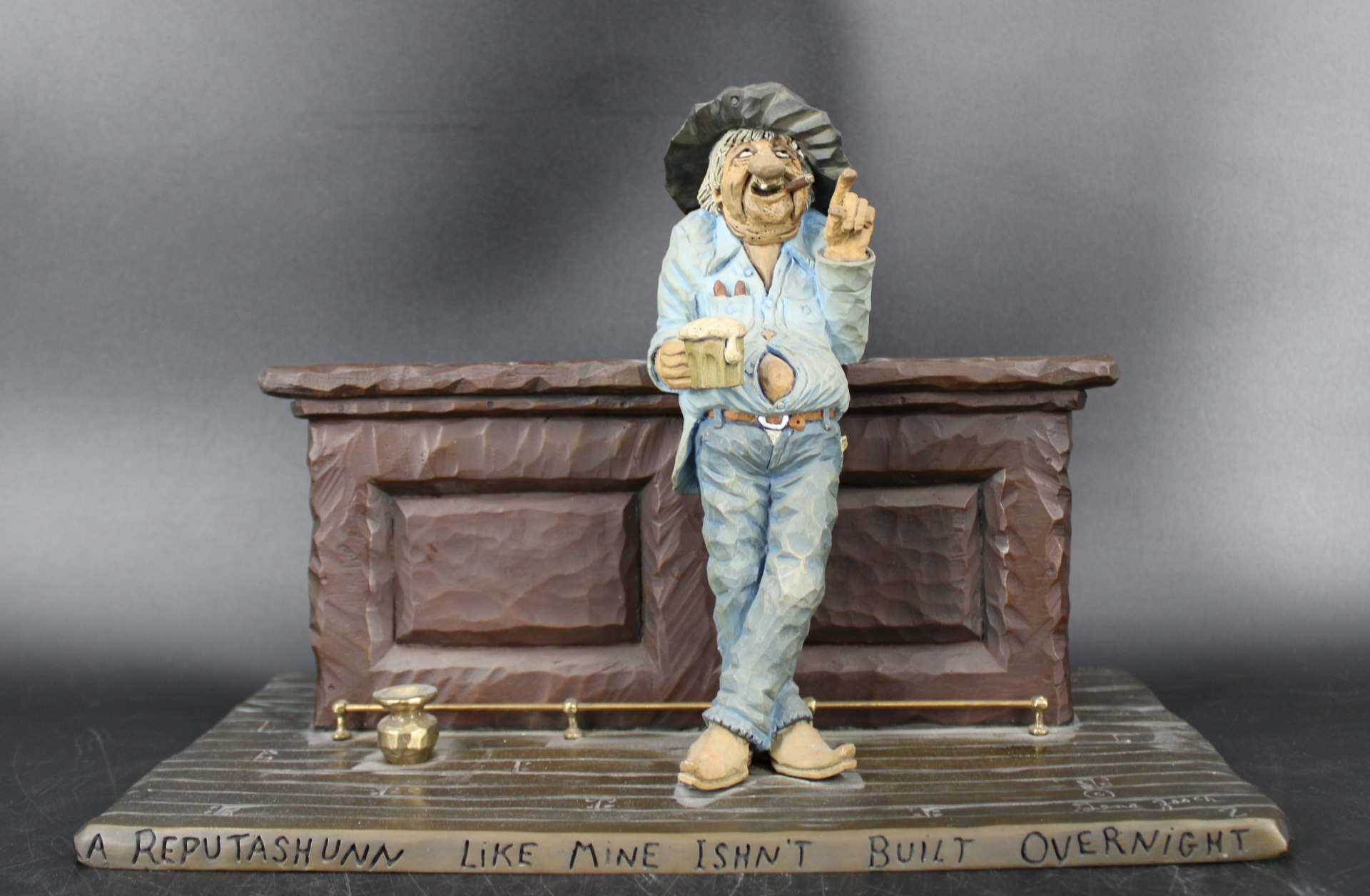 GENE ZESCH (U S BORN 1932) BRONZE