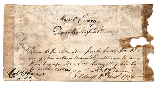 General Anthony Wayne ANS 1796