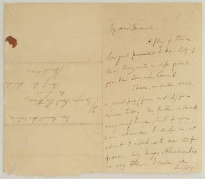 General Winfield Scott letter, ALS,