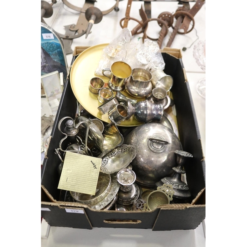 Generous lot of silver plate,