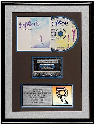 GENESIS "WE CAN'T DANCE" RIAA