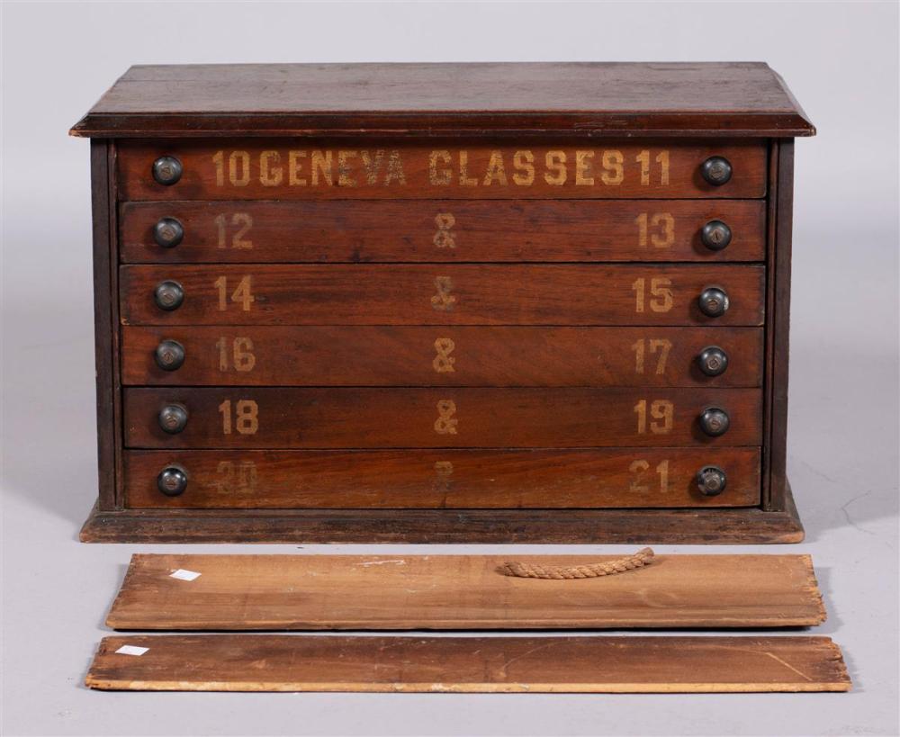 GENEVA GLASSES WOOD STORAGE