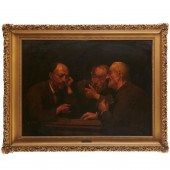 GENIS CAPDEVILA PUIG, OIL ON C