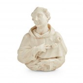 GENOESE SMALL MARBLE BUST OF S
