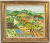 GENTILI SIGNED LANDSCAPE OIL O