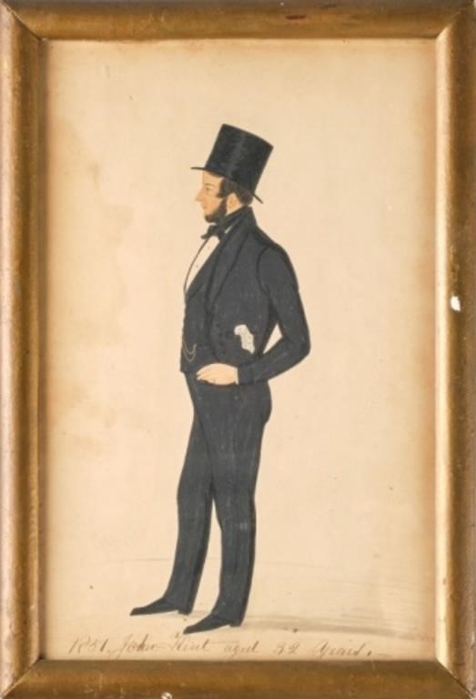 GENTLEMAN SILHOUETTE PORTRAITA